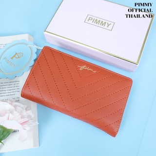 กระเป๋าสตางค์ PIMMY  Code: 1393-B001 Size: 6” x 4”
