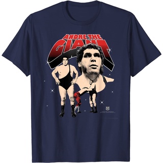 เสื้อยืดผ้าฝ้ายพิมพ์ลายแฟชั่น เสื้อยืด พิมพ์ลาย Wwe Andre The Giant