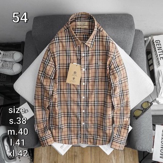 burberry เสื้อเชิ้ตแขนยาว