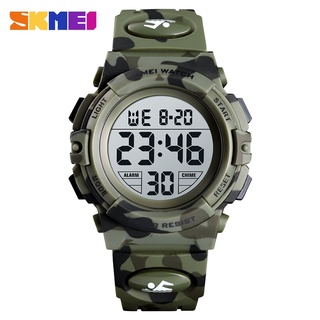 SKMEI Fashion Kids Watches Sport Children s Watch 5bar Waterproof Colorful Lights 12 24Hour Camouflage relogio