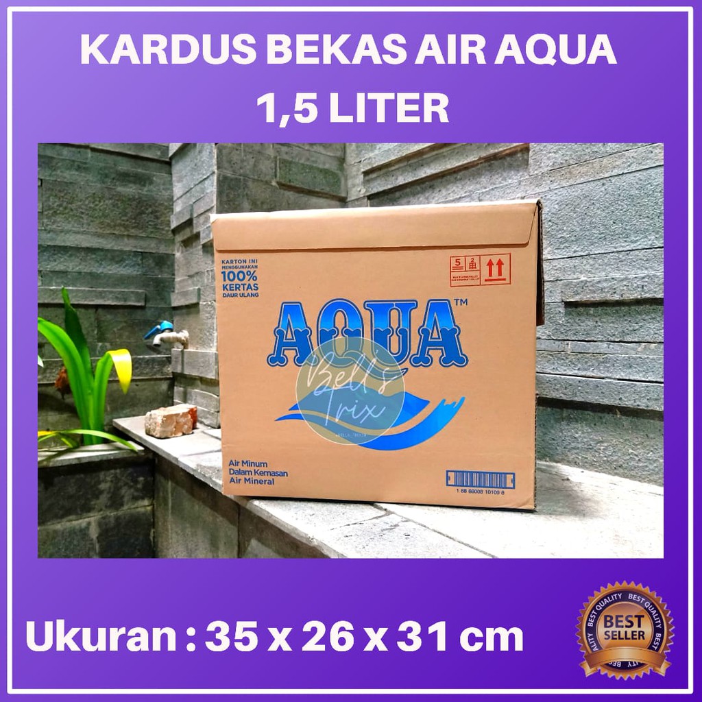 กระดาษแข็ง Aqua Mineral Water 1.5 ลิตร / บรรจุภัณฑ์กระดาษแข็ง / กล่องใช้ / บรรจุกล่อง