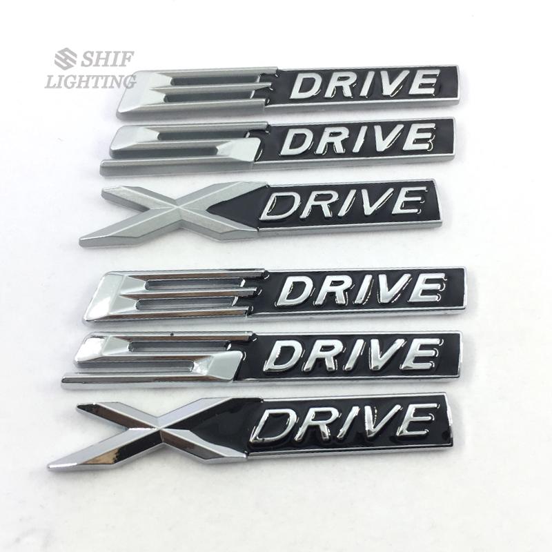 สติกเกอร์โลหะ EDRIVE SDRIVE XDRIVE สำหรับติดรถยนต์ BMW 1 ชิ้น