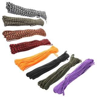 เชือกเชือกร่มชูชีพ Paracord 550 Paracord 100 ฟุต