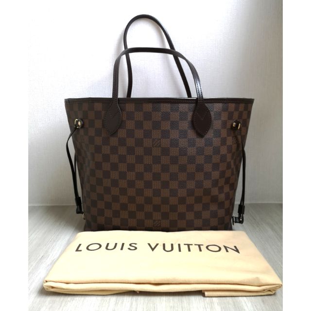 Used like NEW!! LV Neverfull MM Damier [กระเป๋ามือสอง]​