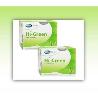 Mega We Care Hi Green ชาเขียวสกัดเพื่อรูปร่างและสุขภาพที่ดี เมก้า วีแคร์ ไฮ-กรีน 30 แคปซูล ค่ะ &gt;&lt;