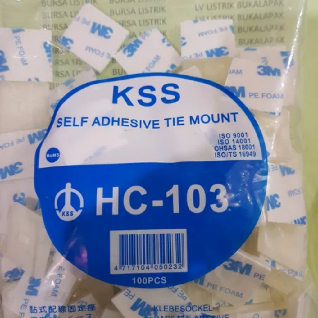สาย TIE MOUNT KSS HC-103 จํานวน 100 ชิ้น