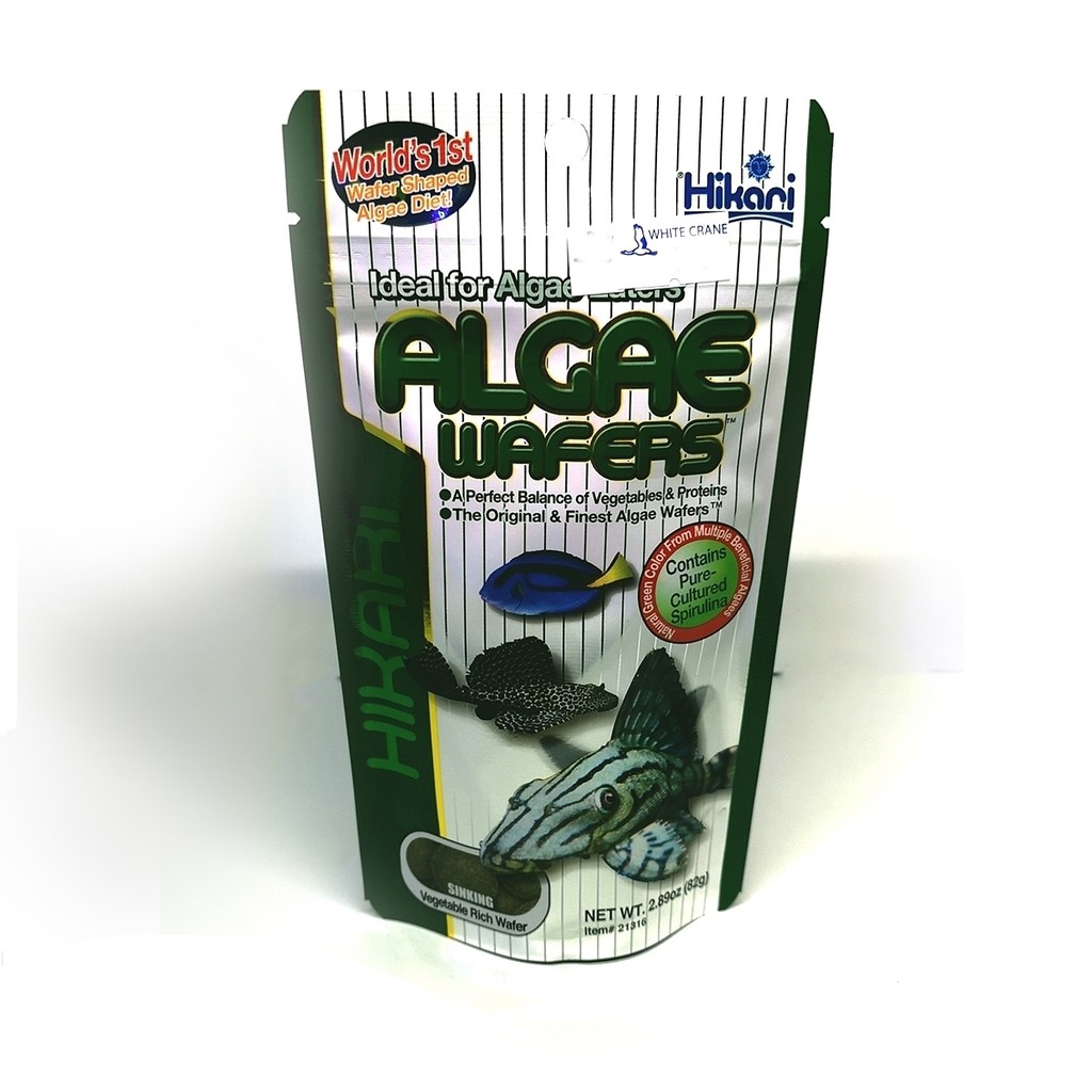Hikari algae wafer  อาหารปลาก้นตู้ เม็ดจม (82g/250g)