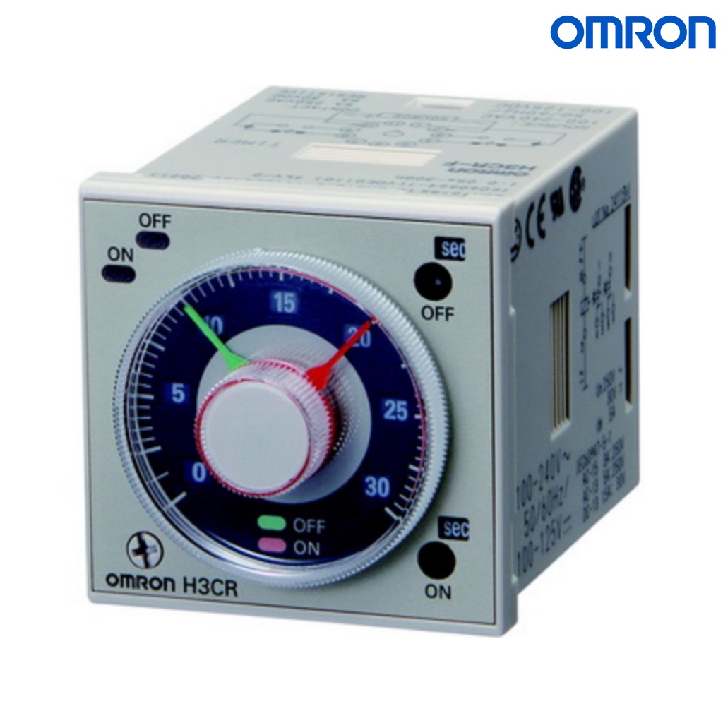 Omron H3CR-F8 Twin Timer ไทม์เมอร์ 100-240VAC , AC/DC 24V