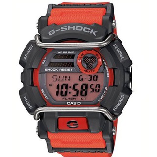 Casio G-shock Standard digital นาฬิกาข้อมือ Grey/Orange สายเรซิ่นรุ่นGD-400-4DR