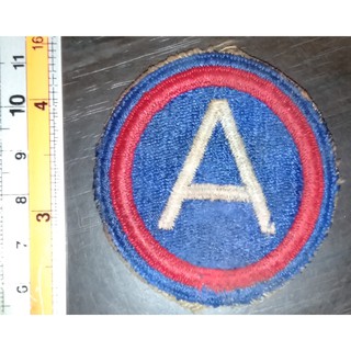 อาร์มทหารอเมริกา สงครามโลกครั้งที่ 2 US Army 3rd Army Patch WW2