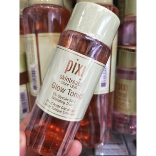 Pixi Glow Tonic Exfoliating Toner 100ml. โทนเนอร์ เพื่อ ผิวกระจ่างใส ด้วยส่วนผสมของ Glycolic 5%, Aloe Vera และ Ginseng