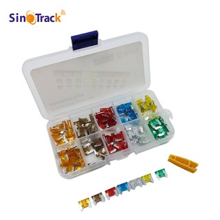 SinoTrack ฟิวส์รถยนต์ ฟิวส์มอเตอร์ไซค์ ฟิวส์เสียบ ฟิวส์ ฟิวส์เสียบ ฟิวส์รถยนต์ ฟิวส์เสียบใหญ่ จำนวน ต่อกล่อง มีทุกขนาด