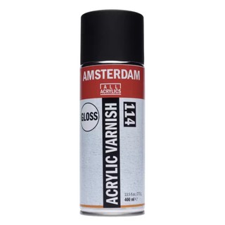 Amsterdam 114 Acrylic Vanish Gloss สเปรย์เคลือบสีภาพแบบเงา