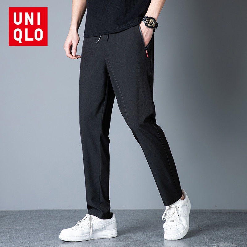 Uniqlo Men Loose Pants Casual Classic Summer Slim Sweatpants Sports Running Outerwear Work Pant