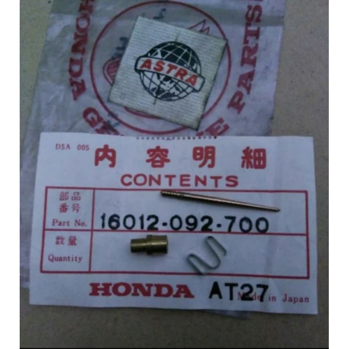 เข็ม SKEP SAKEP คาร์บูเรเตอร์ HONDA C70 Buttonscarves คาร์บูเรเตอร์เข็ม KABILATOR CARBU คาร์บูเรเตอร