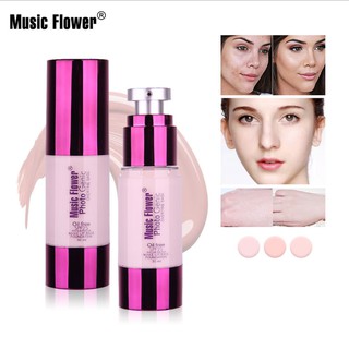 M2066 รองพื้น Music flower photogenic overtime foundation oil free มิวสิค ฟลาวเวอร์ โฟโตจีนิค โอเวอร์ไทม์ ฟาวเดชั่น