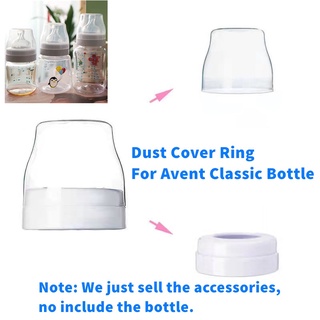 ฝาครอบขวดนม แบบแหวน อุปกรณ์เสริม สําหรับ Philips Avent Classic (ไม่มีขวด)