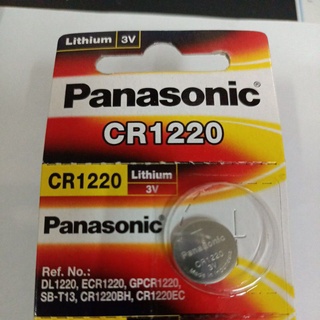 ถ่านเม็ดกระดุมลิเทียม Panasonic l CR1220 ขนาด3V