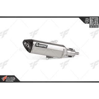 ท่อ Akrapovic Slip on Titanium New Shape (2รู) Logo Aluminium สำหรับ HONDA FORZA300 2018+/Forza 350 FuriiShop