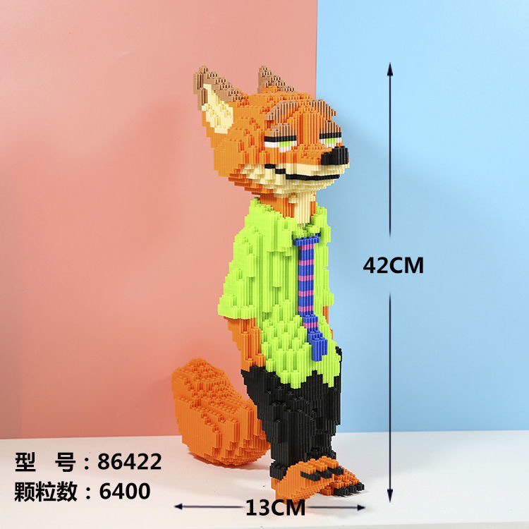 (New Model) โมเดลประกอบ lego Fox and Rabbit จาก Zootopia