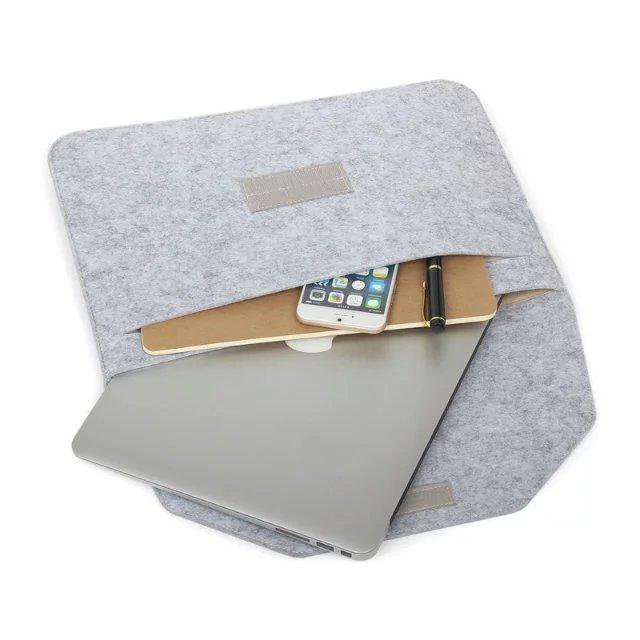 Wool Felt Handbag Case for Macbook Air 11 Retina 12 Pro 13 15 laptop bag huawei matebook slim sleeve pouch ZGm1