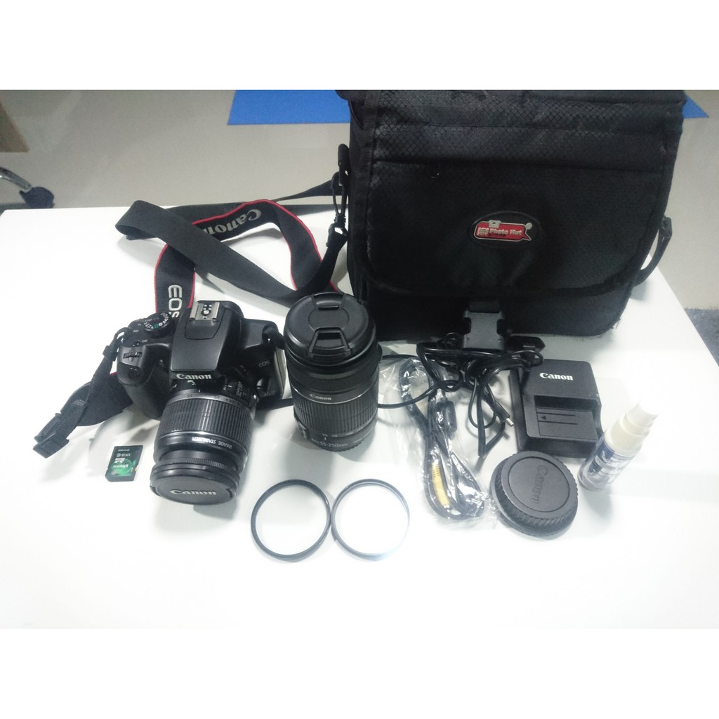 Canon 1000D พร้อมเลนส์ EFS 18-55 IS และ EFS 55-250 mm (มือ 2)