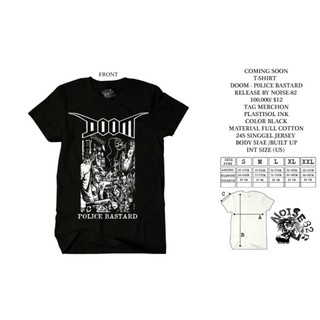 เสื้อดนตรีตํารวจ DOOM Bastard