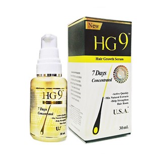 HG9 Hair Growth Serum 7 Day เซรั่มปลูกผม จากอเมริกา 30ml.