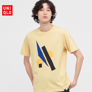 Uniqlo เสื้อยืดแขนสั้น พิมพ์ลายศิลปะ MoMA Museum of Modern สําหรับผู้ชาย และผู้หญิงS-5XL