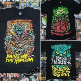 เสื้อยืด พิมพ์ลายนกฮูก Bring Me The Horizon Baju Band สไตล์วินเทจ สําหรับสะสม | ร็อคร้อน | เสื้อยืดลําลอง ผ้าฝ้าย 100% แขนสั้น พิมพ์ลายวงร็อค lelaki สีดํา พลัสไซซ์ ของขวัญวันเกิด สําหรับผู้ชาย