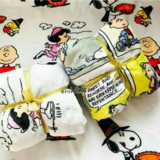 ผ้าขนหนูผ้าห่มผ้าห่มสบายๆ SNOOPY การ์ตูนสนู้ปปี้