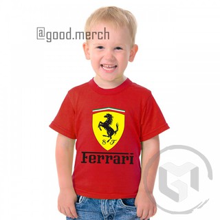 เสื้อยืด ลาย Ferrari สําหรับเด็ก