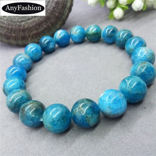 Apatite beads bracelet 2A หินธรรมชาติอะพาไทต์ลูกปัดกำไลและรอบมีค่าเสน่ห์ 6-12 มม