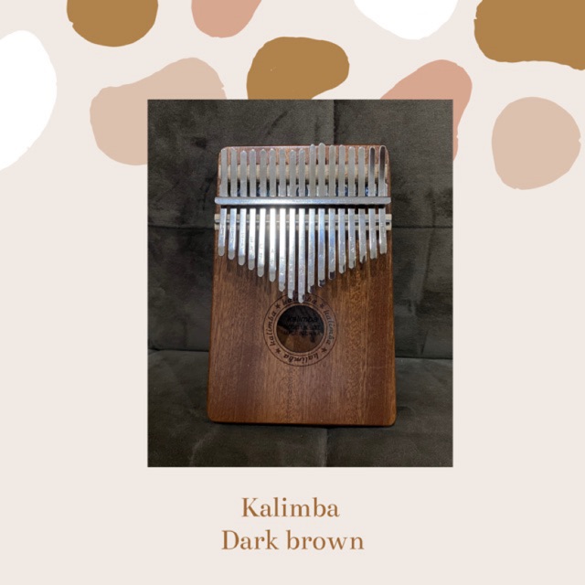 💌มีสินค้าพร้อมส่ง🎼Kalimba 17 keys ไม้มะฮอกกานี  Acoustic Thumb Piano  คาลิมบา+ อุปกรณ์เสริม Keys C