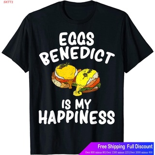 SKTT1 เสื้อยืดแขนสั้น Eggs Benedict Apparel Best Gifts For Eggs Benedict Lovers T-Shirt Mens Womens T-shirts