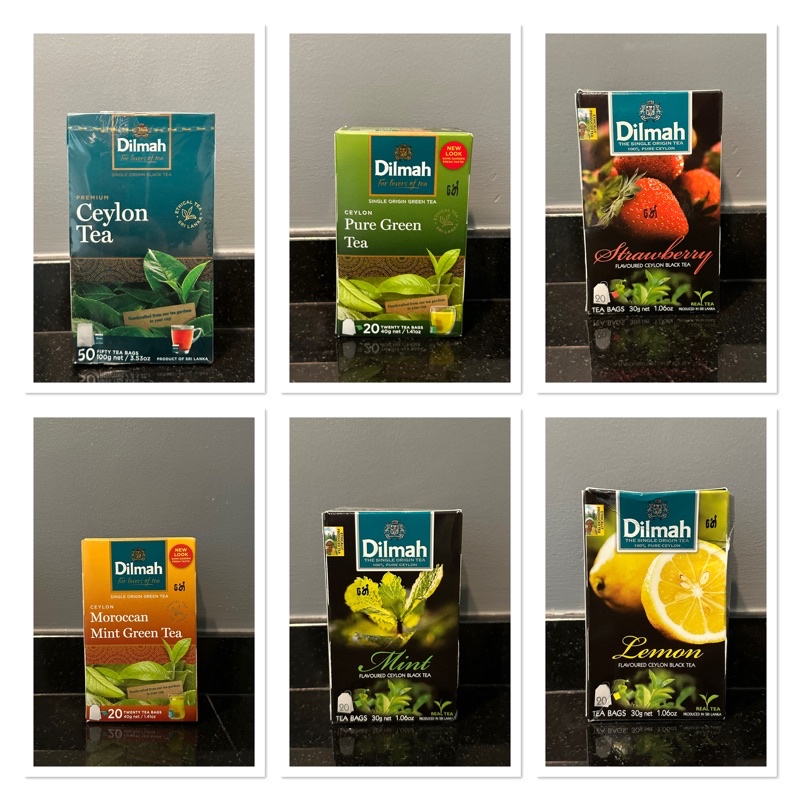 Dilmah Tea Bags / Ceylon Tea /ชาดิลมา /หลากหลายรสชาติ