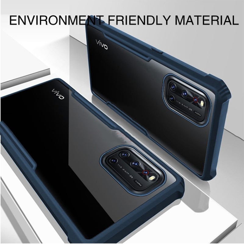 ปลอกโปร่งใสสําหรับ Vivo V17 กรณี V19 ฝาครอบล้างกลับนุ่มอะคริลิคขอบ Anti-Scratchh กันกระแทก Slim บางฝาครอบ - รูปที่ 7