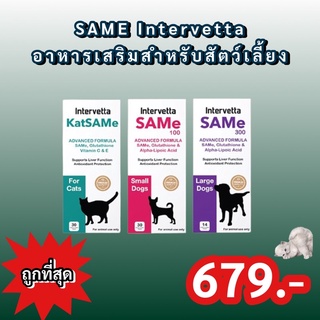 SAMe Intervetta อาหารเสริม วิตามิน บำรุงตับ สัตว์เลี้ยง สุนัข แมว Liver supplement