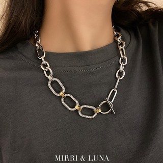 MIRRI &amp; LUNA - Lock Charm Chain Necklace