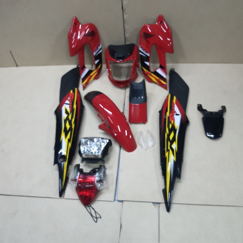 ชุดสี honda โชนิค sonic ตัวเก่า สี แดง ดำ - รูปที่ 2