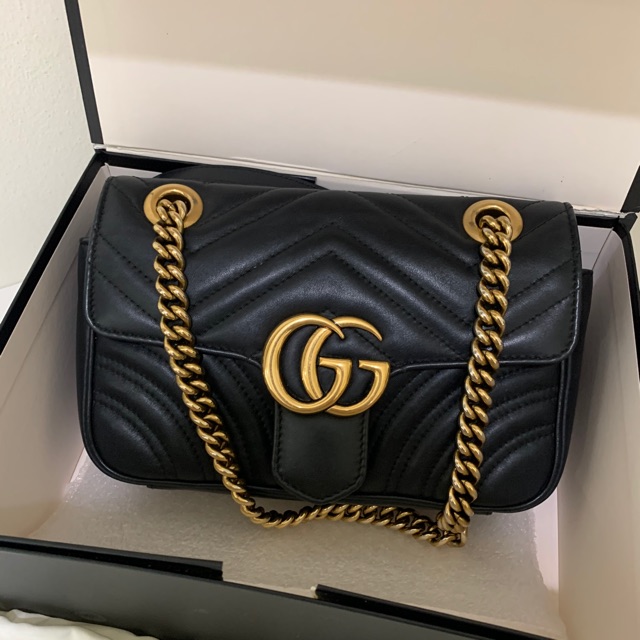 USED Gucci marmont 22 cm (ขายผ่าน IG)