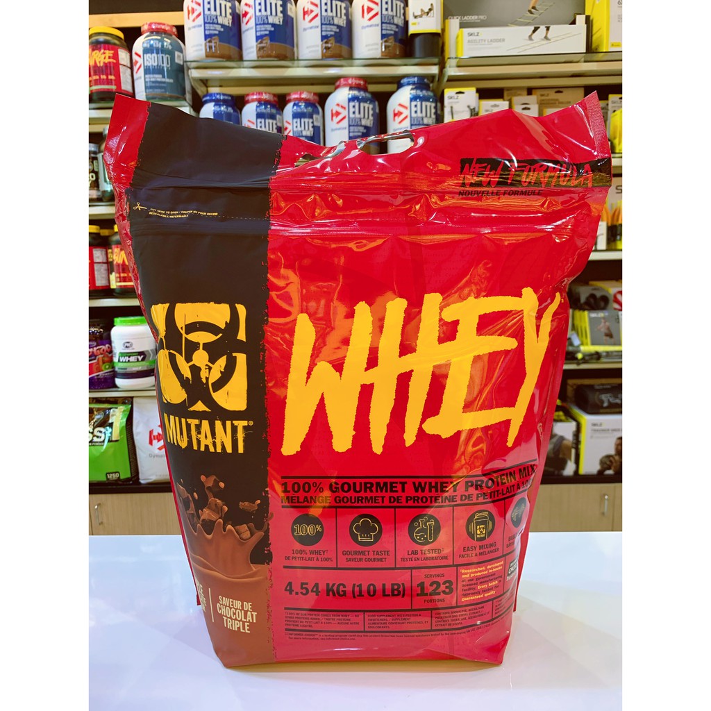 Mutant Whey 4.54 kg.มูแทนท์ โปรตีนเพิ่มกล้ามเนื้อ สูตรลีน ขนาด 10ปอนด์