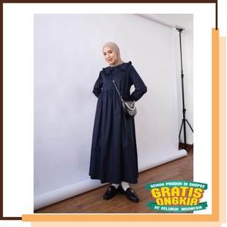 Basic CASUAL ABAYA Smooth / MIDI DRESS by NHS.Looks (ฟรี)