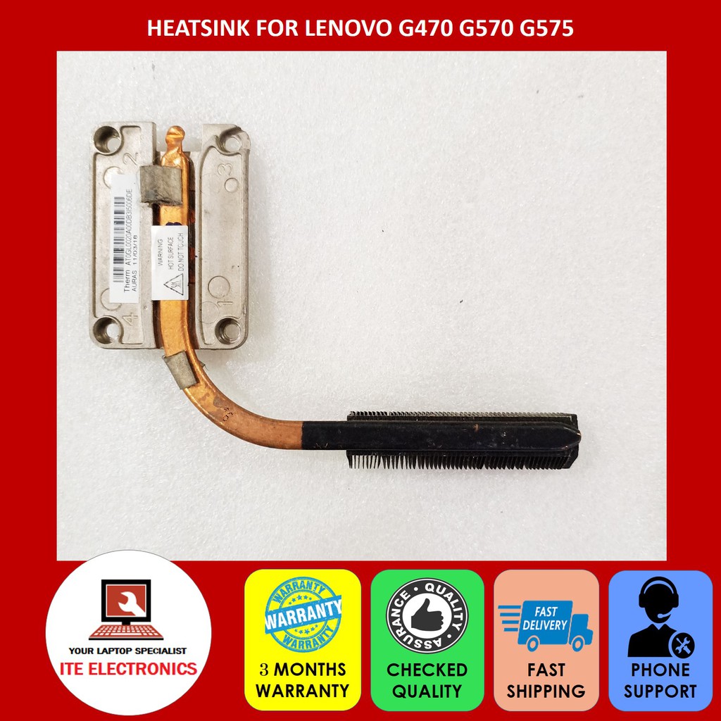 LENOVO G470 G570 G575 HEATSINK เท่านั้น (ใช้แล้ว)