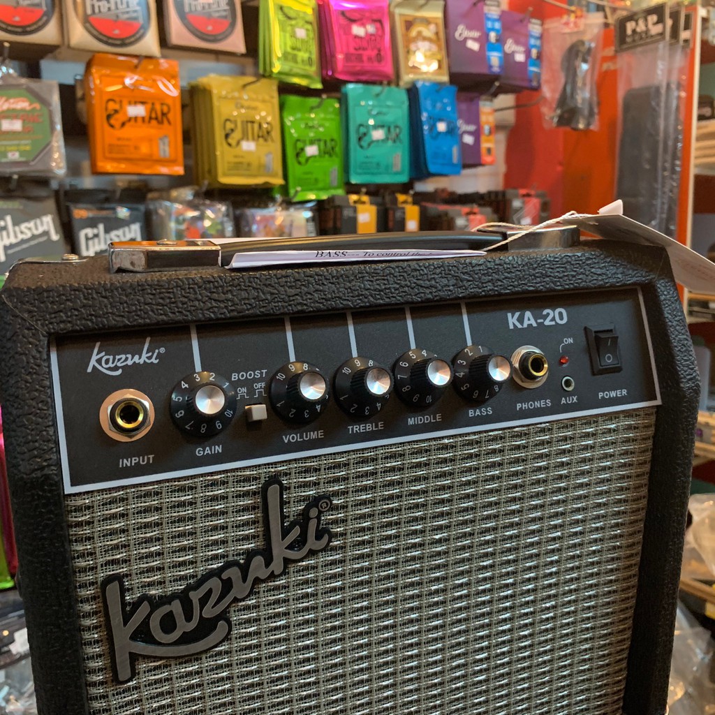 📸 แอมป์กีตาร์ Kazuki KA-20 / KA-25 บลูทูธ กำลัง 20-25วัตต์ มีเอฟเฟคในตัว พ่วงฟังก์ชันเทียบเท่าแอมป์ Fender Frontman 10G - รูปที่ 3