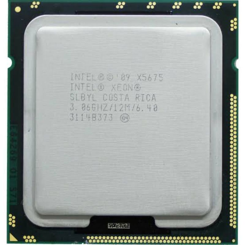 โปรเซสเซอร์ Intel® Xeon® แคช X5675 12M, 3,06 GHz, LGA 1366 DDR3