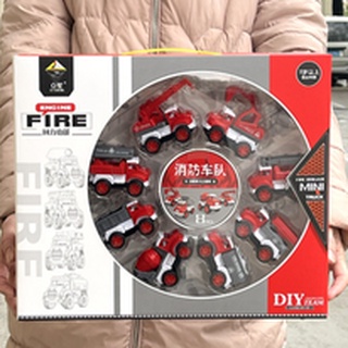 ❣️พร้อมส่ง❣️ Full set Fire Engine rescue team