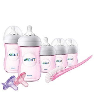 Avent เซตขวดนมแรกเกิด สีชมพู