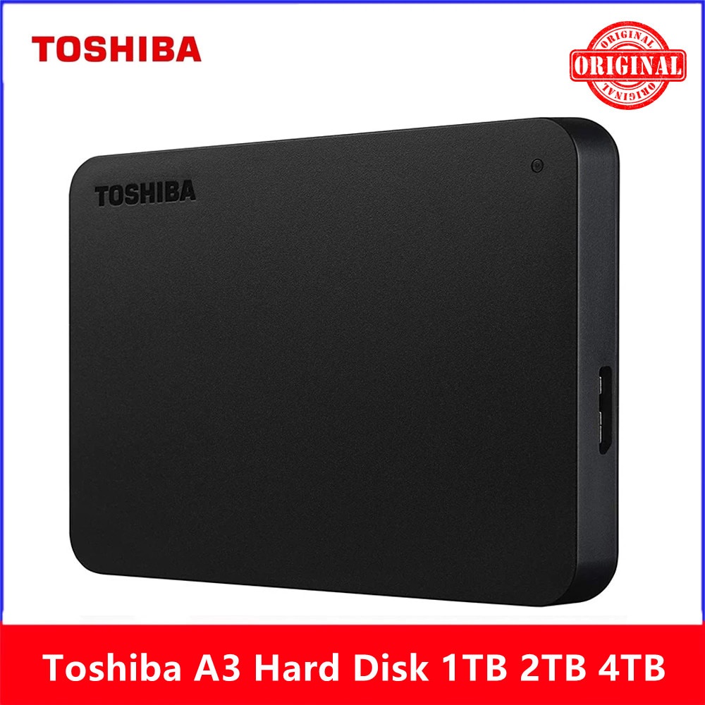Original Toshiba©  A3 Hard Disk 1TB 2TB 4TB  External Hard Drive USB 3.0 5400RPM  Portable HD