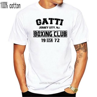 ขายดี!เสื้อยืดผ้าฝ้าย พิมพ์ลาย GATTI Boxing Club 1972 สไตล์เรโทร FBhhjk95ENdcfm92S-5XL